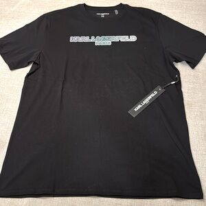 Karl Lagerfeld Paris Men’s / Black Graphic Logo T-SHIRT / NWT